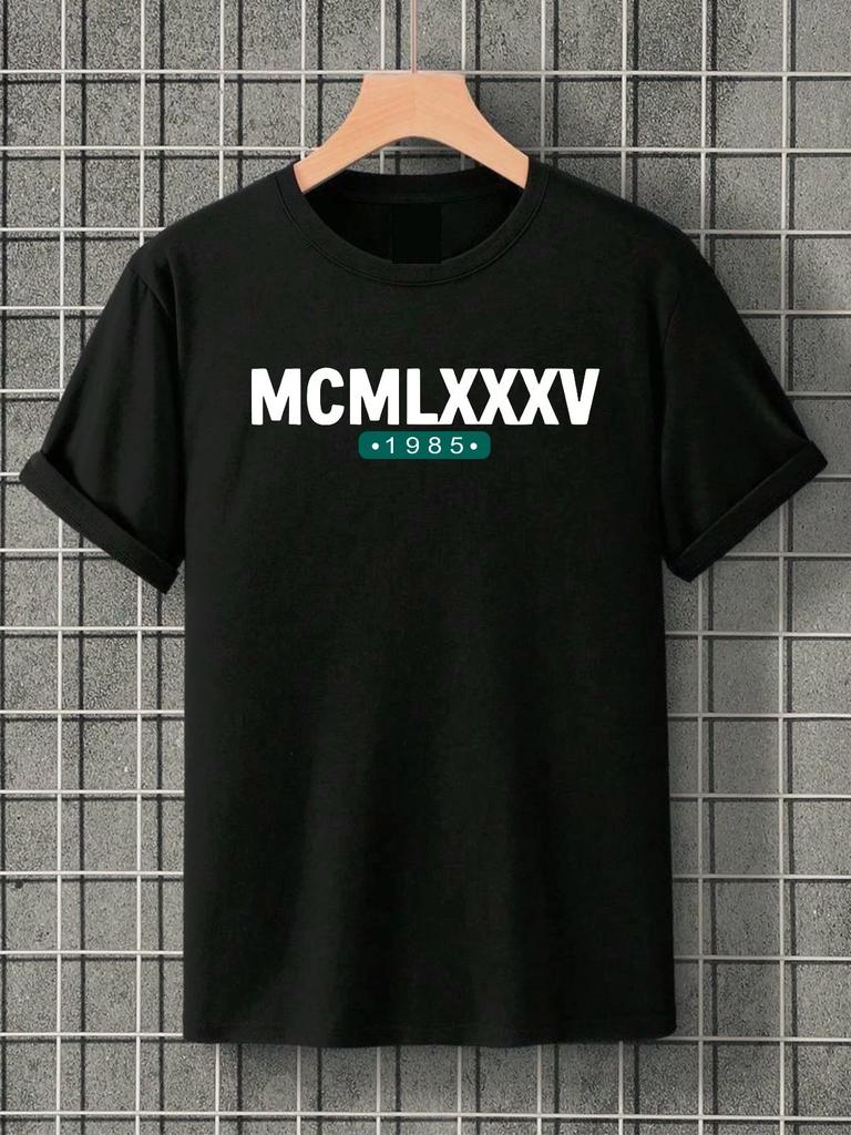 MCMLXXXV 1985 Vintage Roman Numeral Year Gift Graphic Unisex T-Shirt