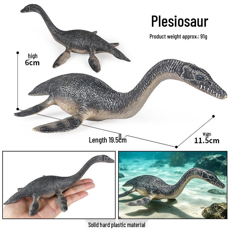 Dinosaur Model Set: T. Rex, Spinosaurus, Mosasaurus, Stegosaurus, Triceratops Cognitive Toys