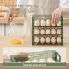 Multi-Layer Egg Storage Box - Fresh-Keeping, Anti-Fall, Food Grade, Handheld with Timer