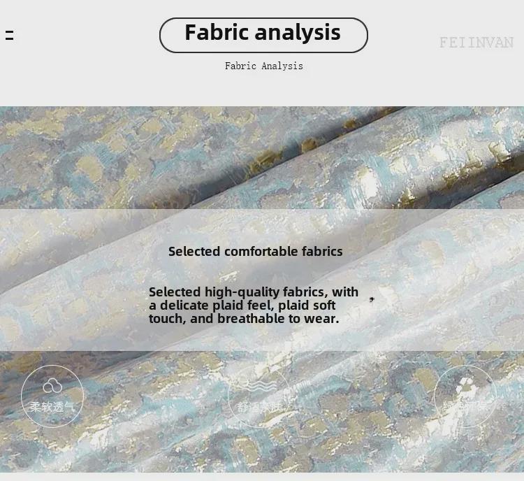 2024 Early Spring French Jacquard Dress: Retro Texture & Color