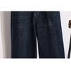 DIMANAF 2026 Herbst Winter Neu Übergröße Damen Lange Hosen Blau Elastische Taille Jeans Lässig Locker Dame