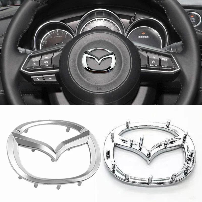2025 Gorący ABS Samochodowa Kierownica Środkowa Emblemat Odznaka dla logo Mazda CX5 RX7 Atenza Axela 3 2 5 CX3 MX3 MX5 CX4 CX9 CX7 RX8 Proteg