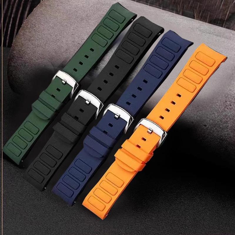For Mido Multifort TV M049.526 Waterproof Rubber Watch Strap 22mm M049 Curved Interface Silicone Watch Accessories Band