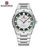New NAVIFORCE Man Watch Top Brand Luxury Stainless Steel Business Quartz Watches Men Waterproof Luminous Date Wristwatch 9268