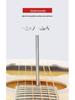 Folk 40-inch Ultra-thin Beginner Guitar for Boys & Girls - All Linden Wood, Polished Finish