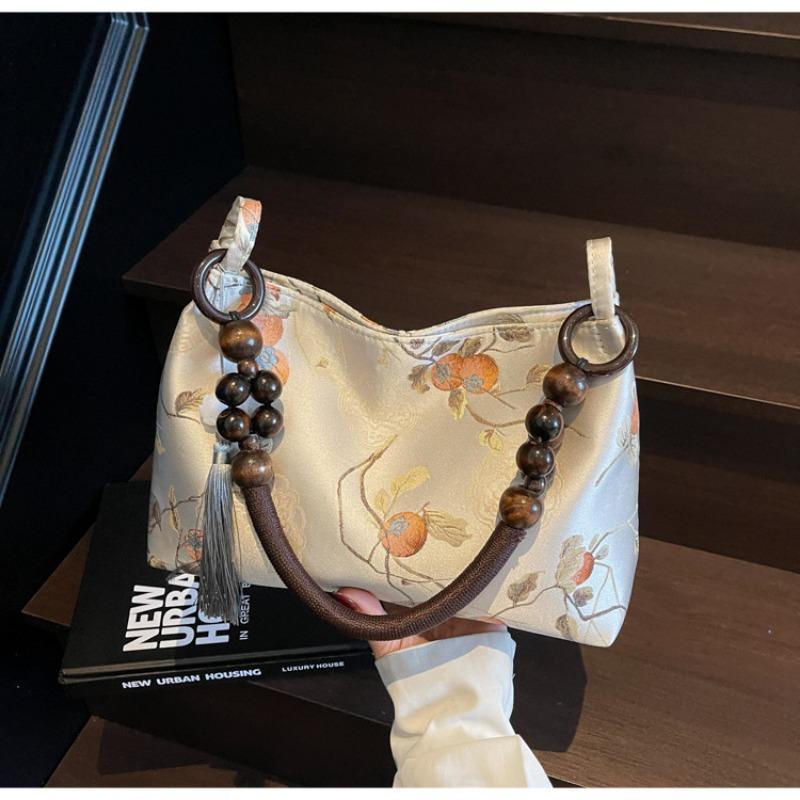

Summer Niche Design Single-shoulder Underarm Bag for Commuting бежевий