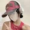 Nowa Płukana Bawełna Haftowane Litery Czapka Baseballówka Dla Mężczyzn Kobiet Hip Hop Patchwork Uliczna Daszek Kapelusz Outdoor Tata Czapki Truckerki