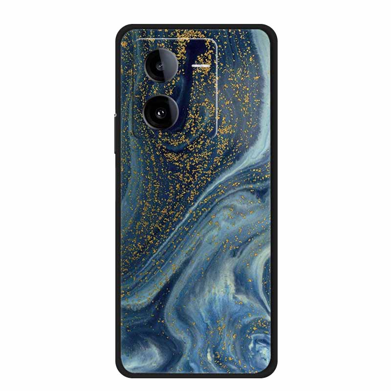 Phone Cover For Vivo iQOO Z8 5G Cases 6.64" Marble Soft TPU Silicone Para for Vivo iQOO Z8 V2314A 2023 Back Case Bumper Fundas