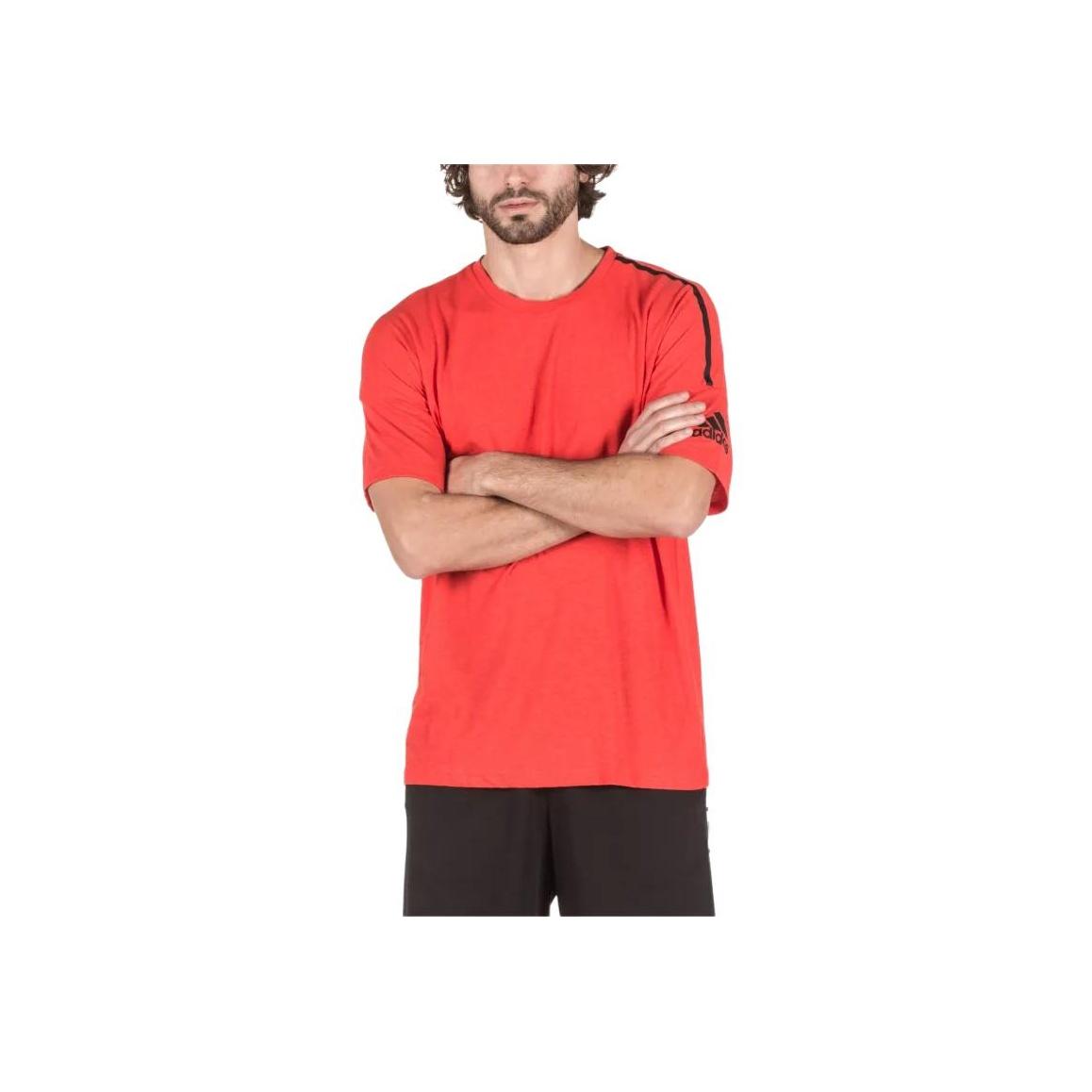 Adidas Performance Zne Tee 2 Wool Letter Logo Crew Neck Short Sleeve T-Shirt Men Tops Red CG2183 XL