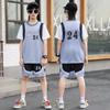 Kinder Basketball Anzug, Kindergarten Aufführungsanzug, Grundschule Trainingsanzug, Jungen und Mädchen Kurzarm Wettkampf Trikot