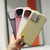 For iPhone 15 Pro Case Litchi Texture PU Leather PET Phone Back Cover
