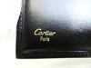 Authentic  Cartier Pasha De Cartier Black Leather Gold H/W Bifold Wallet #b255 Open Box