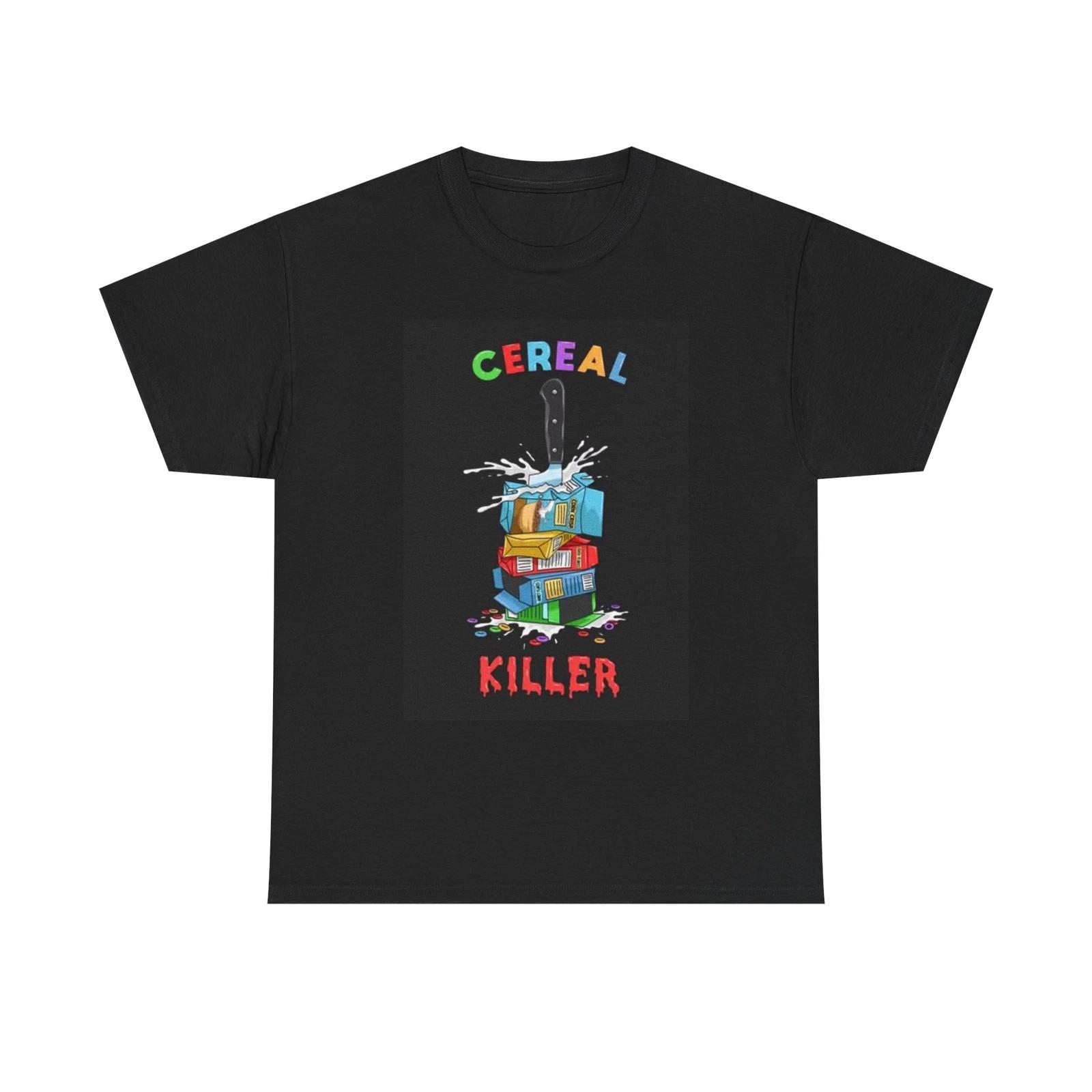 Men s and Women s T-shirts Cereal Killer Graphic XXXL