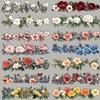 7/14Pcs Beautiful Flower Heat Transfer Patches On Clothes Easy To Cut Thermal Vinyl Heat Transfer For Dolls Clothes Diy Craft