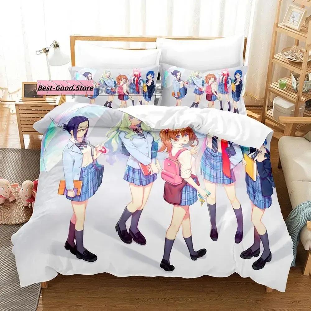 Darling In The Franxx Bedding Set Single Twin Full Queen King Size Bed Set Aldult Kid Bedroom Duvetcover Sets 3D bed sheet set