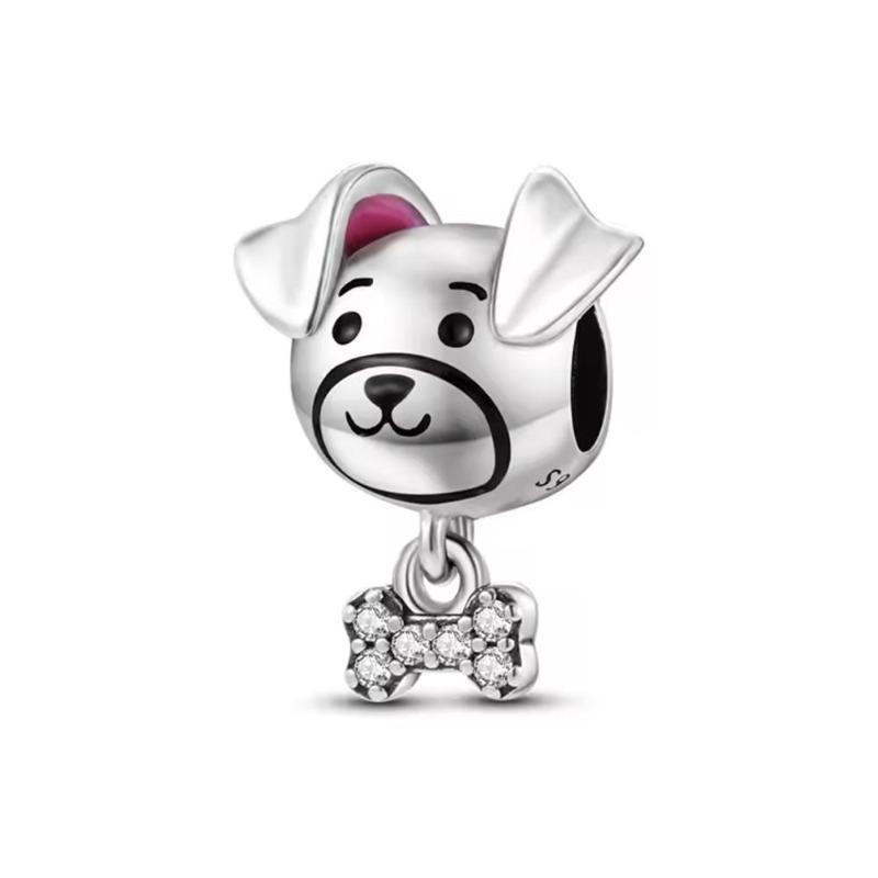 Neueste Kupfer Hund Katze Schnecke Einhorn Pinguin Niedliche Haustier Serie DIY Anhänger Passend für Original Armbänder Schmuck Geschenke für Mädchen