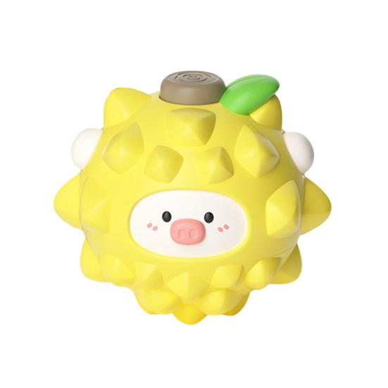 Cartoon Fruit Spinning Top Toy Multi-player Interactive Banana Orange Durian Pear Press Gyroscope Battle Toy Toddlers Educational Spinner Toy