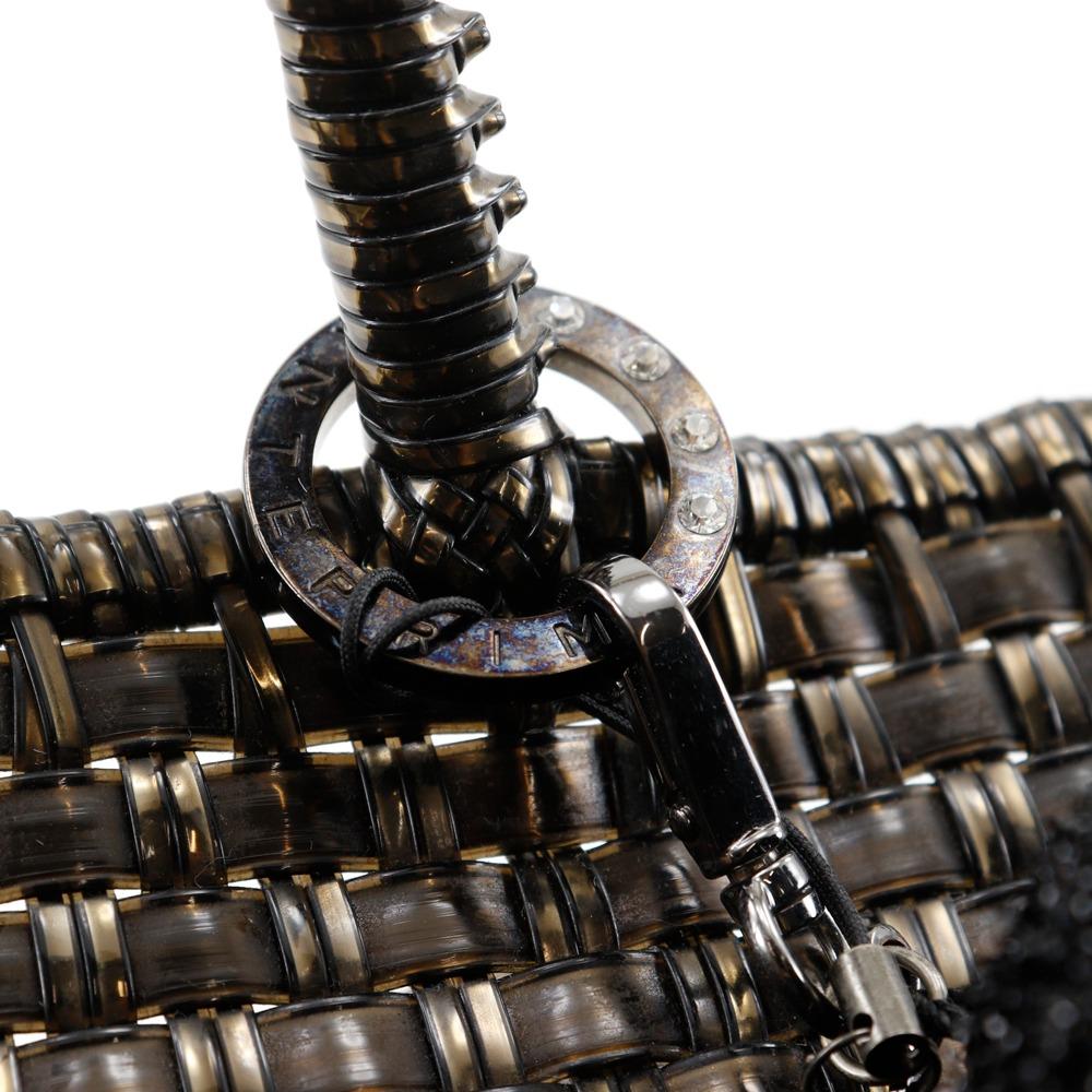 Anteprima Intretti Tote Bag Black Wire Cord Women Used