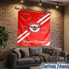 Custom Name Brentford Football Club Crest Tapestry Room Decoration Wall Hanging for Living Room Bedroom, dormitory, Birthday and Christmas gifts
