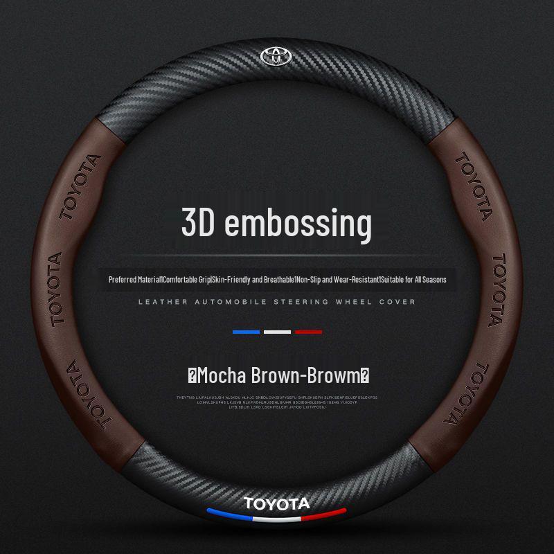 Toyota & Land Rover Steering Wheel Covers: Fits Corolla, Levin, 2023 Camry, Yaris, RAV4