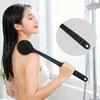 Scrubber Long Silicone Back  Handle Soft Massager Gentle Exfoliating Brush for Deep Cleansing Bath Massage Back Scrubber