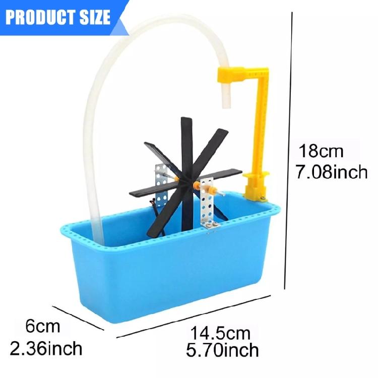 Wasserrad Wissenschaftsmodellbausätze Bastelprojektbausätze zur Verbesserung der praktischen Fähigkeiten und der Kreativität von Kindern