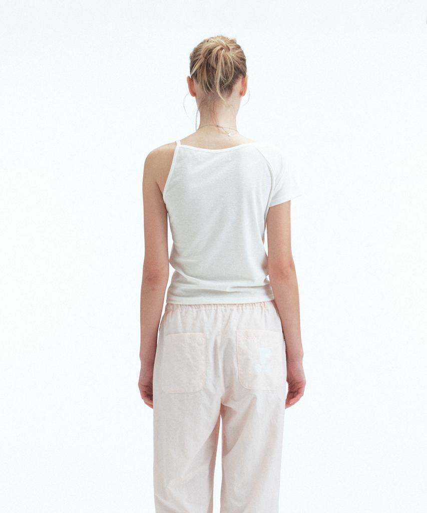 REST&RECREATION Unbalanced Knit Top - Ivory