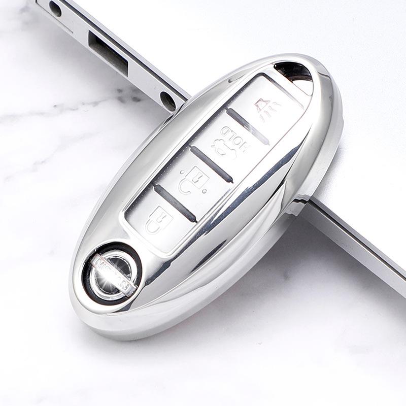 Applicable Nissan Car Key Cover Xuanyi Car Key All-inclusive Tiida Nissan Qijun Infiniti Keycase Chain