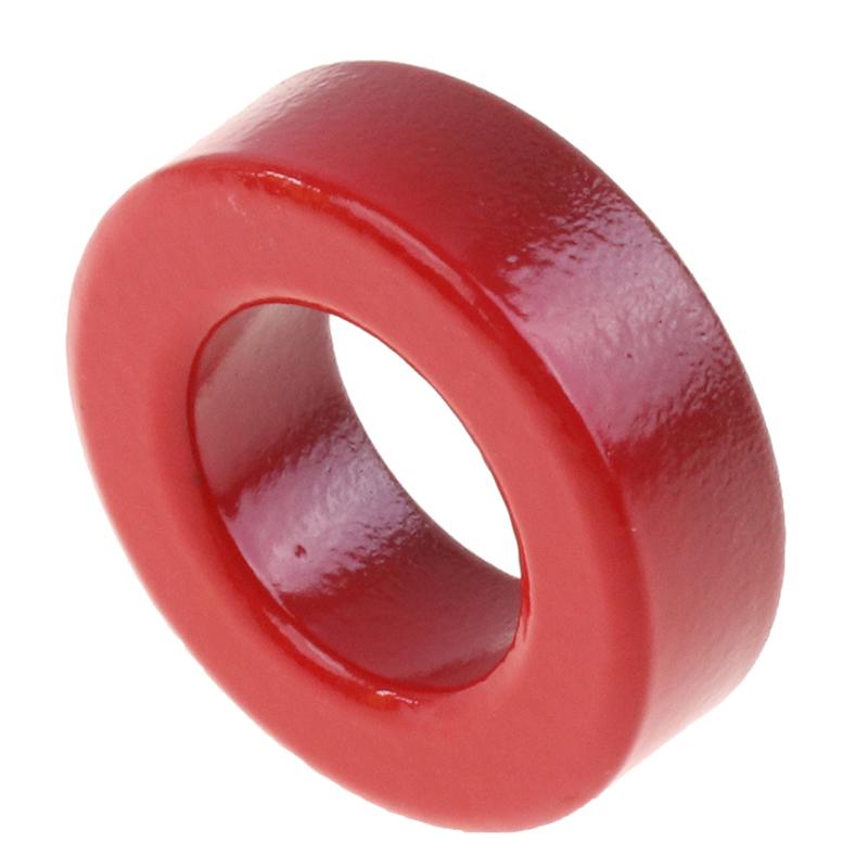 T130-2 Τοροειδής πυρήνες φερρίτη σιδήρου 33*20*11 mm για επαγωγείς Πυρήνα σιδήρου σε σκόνη κόκκινος δακτύλιος χαμηλής διαπερατότητας