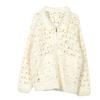 Women's Korean Cable Knit Loose Cardigan - Turn-Down Collar, Hand-Knitted, Soft Autumn Sweater