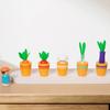 Wooden Children's Pairing Cute Flower Pot Pairing Value Cup Children's Puzzle Game Early Childhood Education