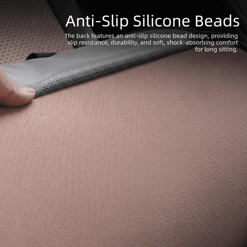 Ice Silk Material Three-Piece Set Cool Breathable Fabric Universal Car Seat Cushion Summer Use