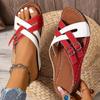 Mode Damen Hausschuhe Mix Farbe Keilabsatz Sandalen 2025 Neue Sommer Schuhe Damen Lässige Sommer Hausschuhe Pantoletten Damen Zapatos De Mujer
