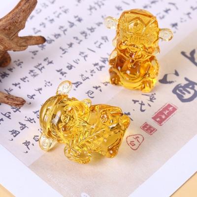Gifts Good Luck Five Gods of Wealth Statue God of Wealth Decoration Desktop Jewelry Five Fu God of Wealth Crystal Ornament