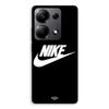 Phone Case - MANIACASE - Xiaomi Redmi Note 13 Pro 4G - Silicone - Flexible - White Nike Logo