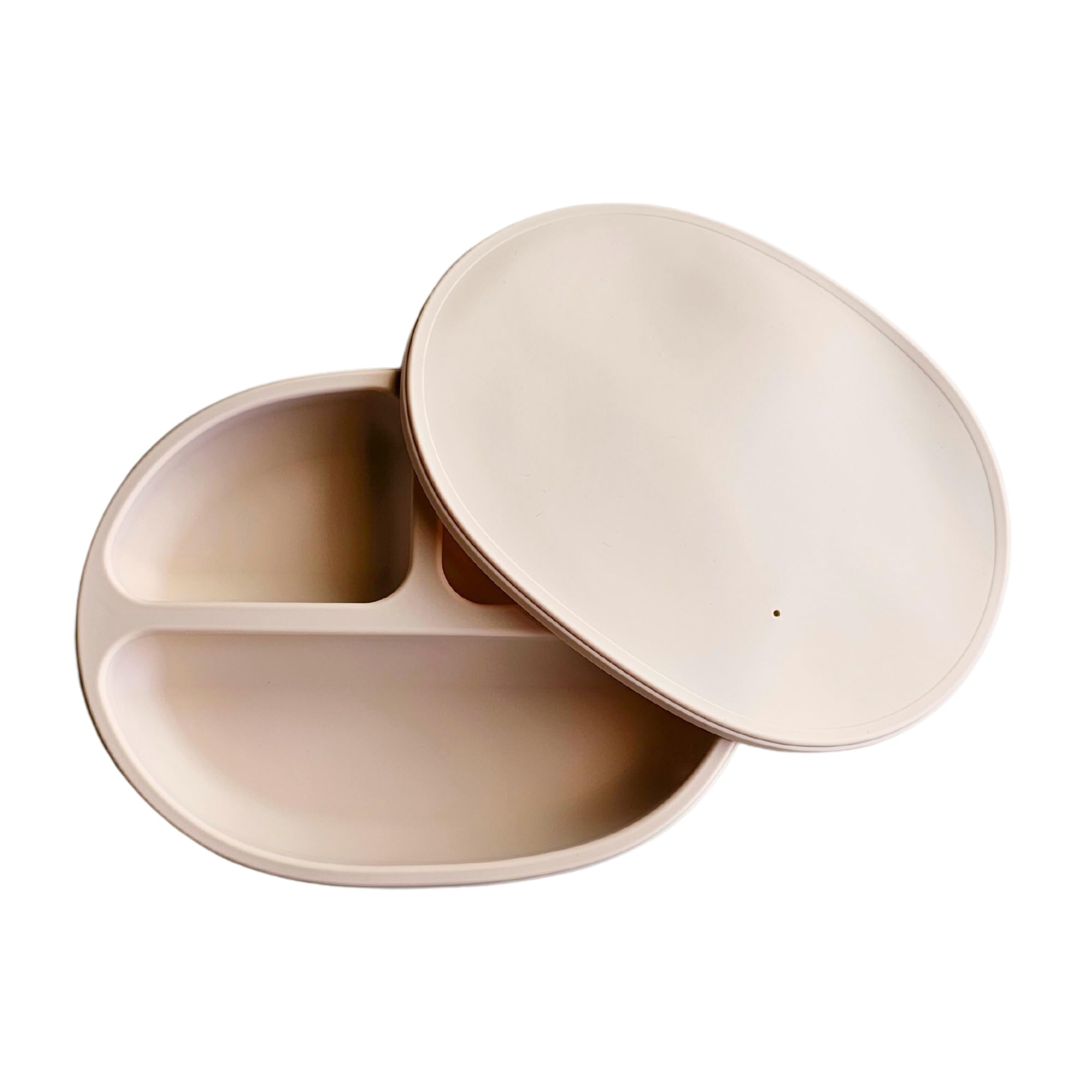 

Berpy Детская посуда Тарелка-тыква Силиконовая тарелка для детского питания с 4 присосками Удобный предмет Уход за ребенком Детская посуда Нюанс Приглушенные 3 цвета бежевый