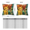 Tryckt Lejonkungen Simba Tecknad Kuddfodral Tyg Kuddöverdrag Gåva Hakuna Matata Kuddfodral Överdrag Stol Dragkedja 45*45cm