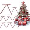 10 PCS Velvet Bows Christmas Tree Bow Velvet Ribbon Bow Vintage Wreath Decoration Xmas Gift Wrapping DIY Crafts
