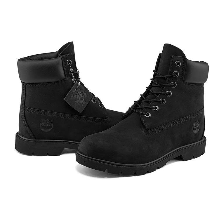Timberland 6 Inch Slip Resistant Durable Short Work Outdoor Boots Men boots Black 19039W