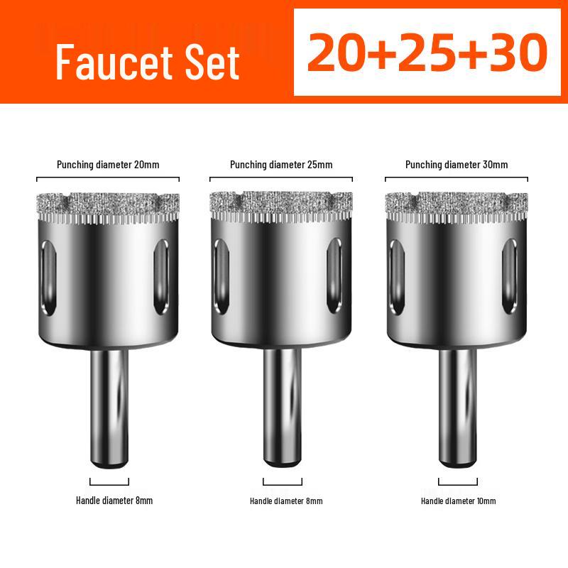 6mm Multifunctional Glass & Tile Drill Bit Set for Marble