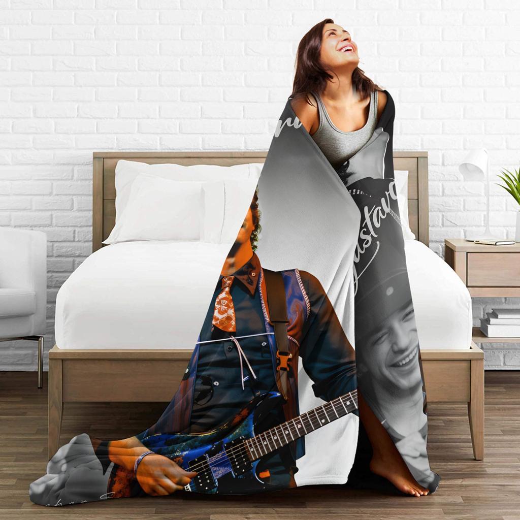 Gustavo Cerati Argentine Singer Blankets Soft Plush Throw Blanket For Boy Girl Couch Chair Sofa Bed Flannel Bedspread Bed Cover