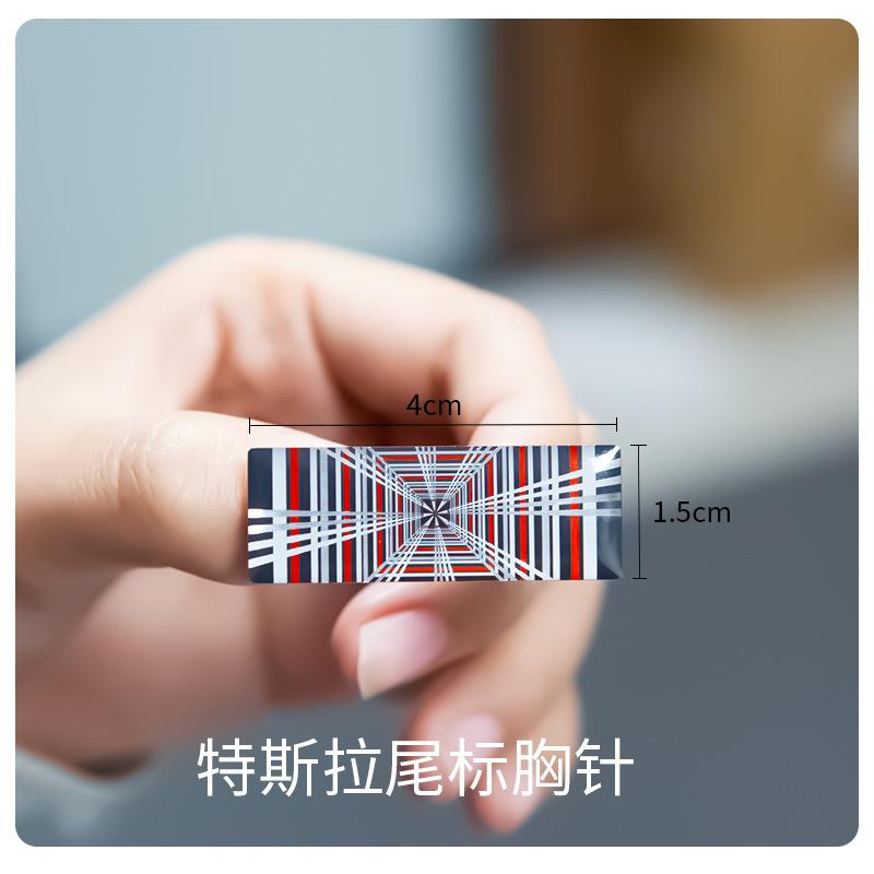 

PLAID Logo Model3 New Car Sticker Auto Emblem Badge Decals For Tesla Model 3 Y S X Accessories 2022 Interior Parts ModelY ModelS 1PCS