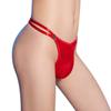 Men'S Sissy Panties Femboy Thong Underwear Jockstrap Lingerie For Crossdressers Side Buckle Open G-String Bugle Pouch Underpant