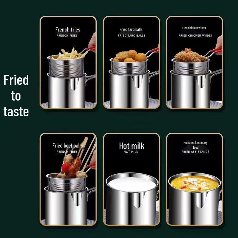 Tinle Stainless Steel Mini Deep Fryer