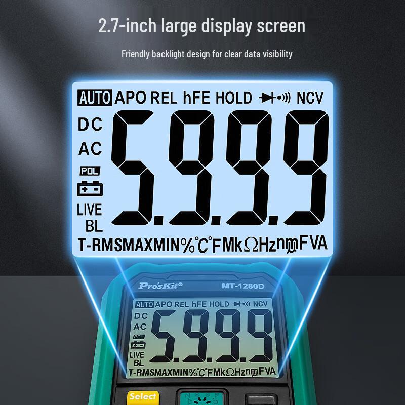 Pro'sKit MT-1280D-C Smart Digital Multimeter (CN version)