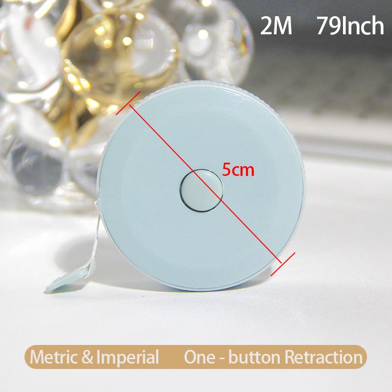 Mini Roulette Portable Measuring Tape Metric Tape In Inches Retractable Metric Tape Sewing Ribbon Meter