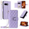 Wallet Case for Pixel - Leather/PU, Purple, With Ring