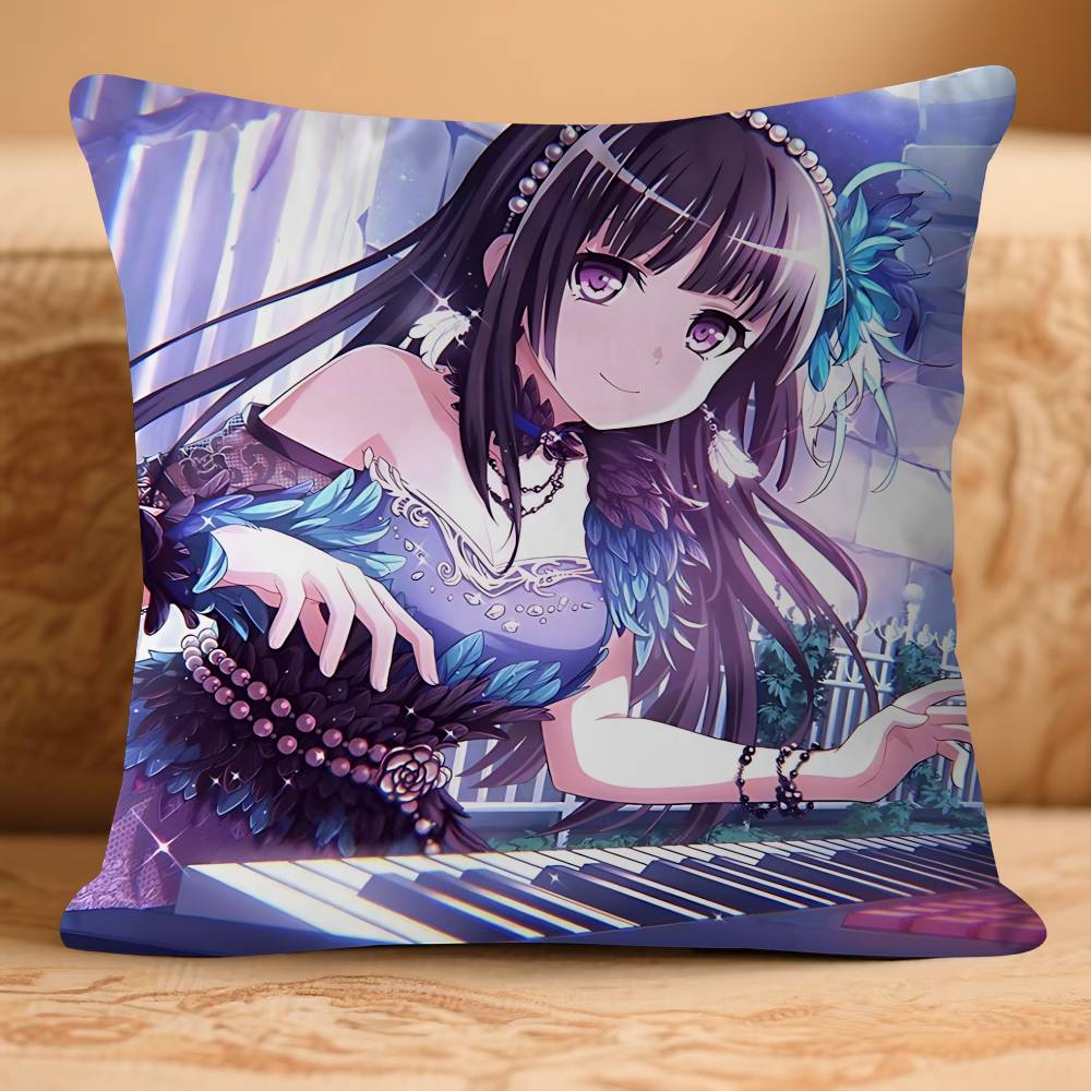 R-rinko Anmie S-shirokaneA Pillow Case Removable Washable Cushion Cover – All-Season Soft Linen