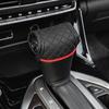 gear shift knob cover cover shift knob cover car shifter hoodie PU leather parka