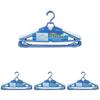 Ohe Towel Hanger, Blue, Approx. 22.5cm H X 38cm W X 1.7cm D (Extended: Approx. 22.5cm H X 65.5cm W X 1.7cm D), Set of 2, Large, Bath Towel, Clothes Dr